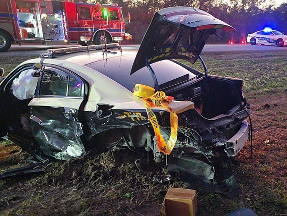 The crash took place on Old Kings Road on Dec. 31, after Florida Highway Patrol reports Dominic Joseph Guerrisi drove on the wrong side of the road while attempting to flee from troopers. Courtesy photo