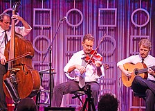 Hot Club SRQ plays Gypsy Jazz in the style of Djano Reinhardt and Stephane Grappelli.