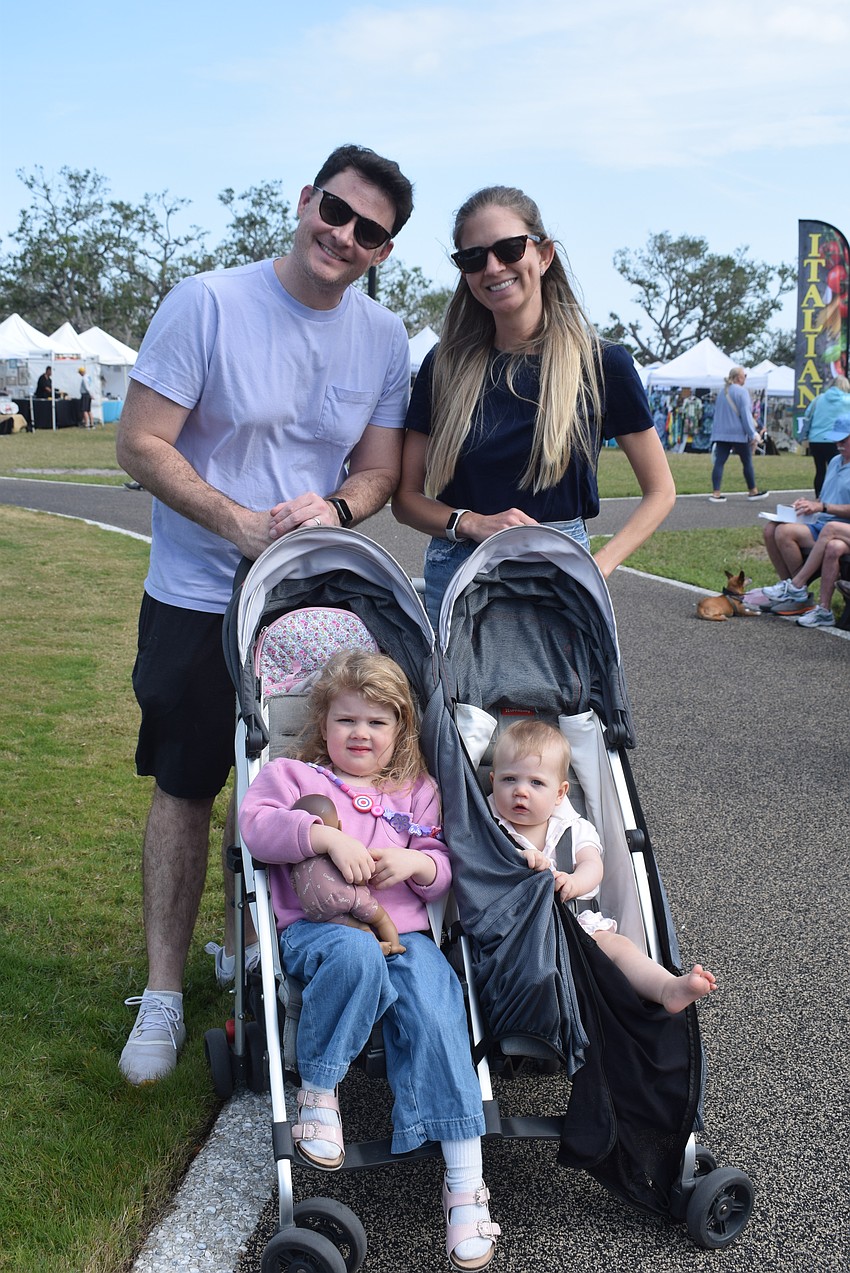 Alexa Latta, Owen, Rory and Blake Brown.