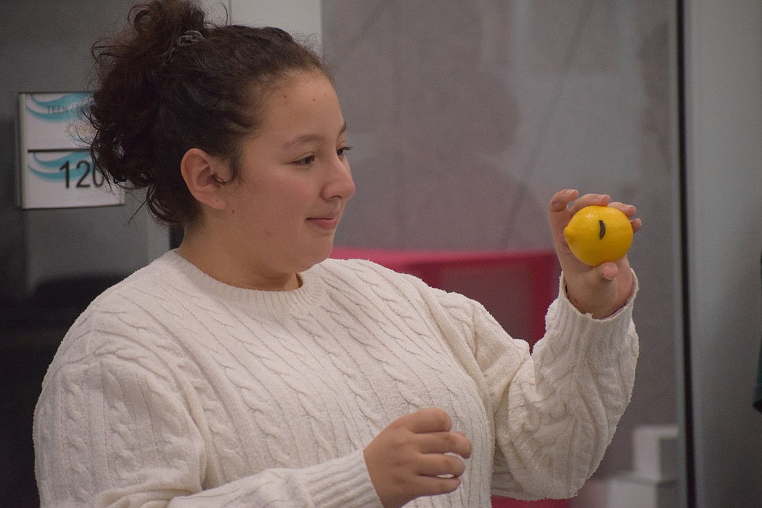 Lakewood Ranch High student Yulia Morales hosted her first-ever 'Science Stars' lesson on Friday, Jan. 3 at the Lakewood Ranch Library.