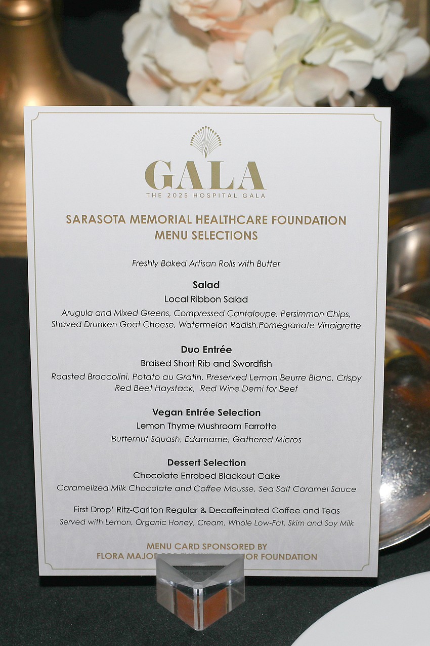 Sarasota Memorial Healthcare Foundation Board of Trustees held its annual Hospital Gala on Jan 4. with a 1920s theme.