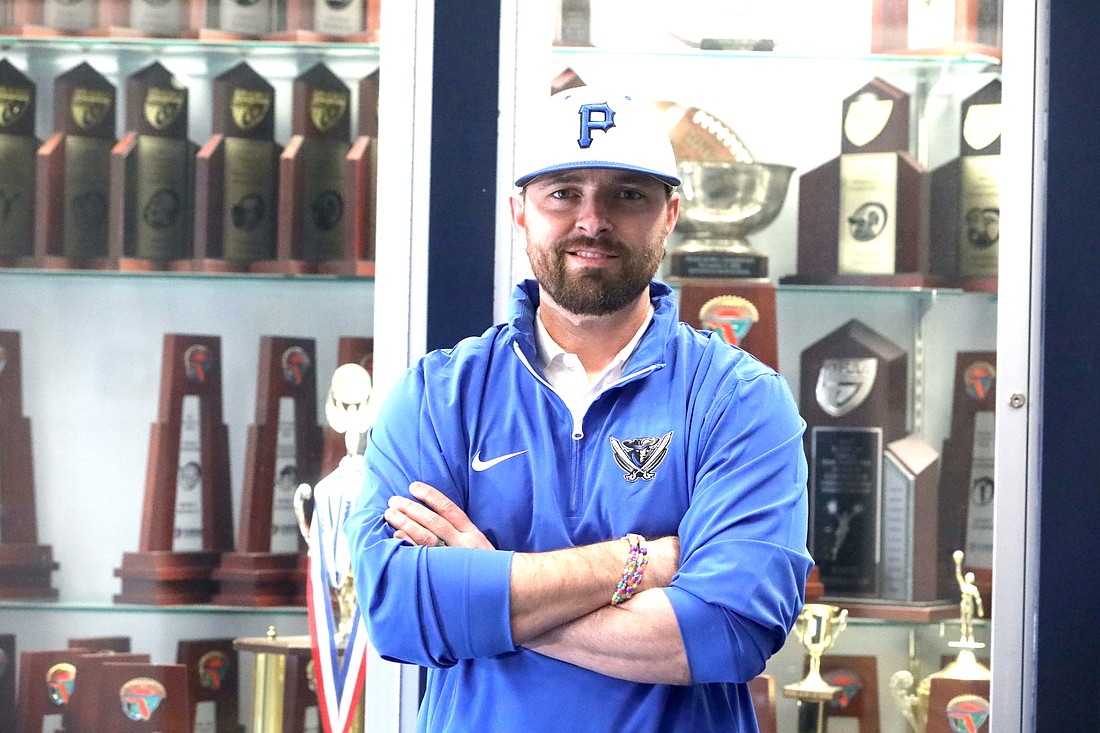 Zach Rigney returns to his old job as Matanzas High School athletic director. Photo by Brent Woronoff