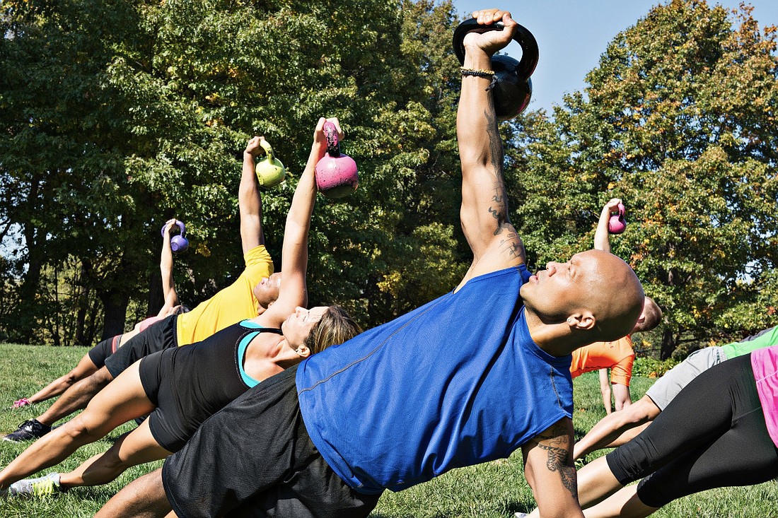 A session of The Y: HIIT Fitness class is held at The Bay.