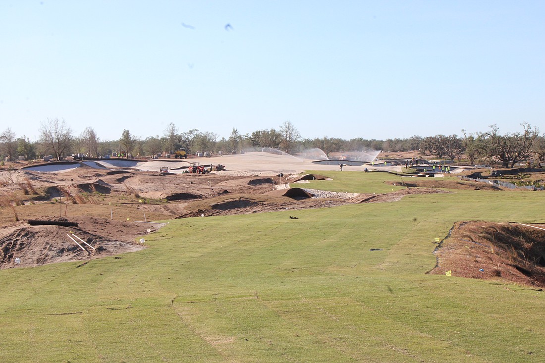 The 7,700-yard Miakka Golf Club course will be mostly topped with zoysiagrass, which is used more in Asia. No opening date has been set.