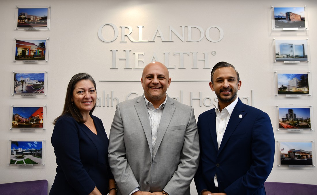 Maggie Bonko, president of Health Central Hospital, Joseph Khayat, president of Horizon West Hospital, and Philip Koovakada, president of Dr. P. Phillips Hospital, are focused on addressing the needs of their growing communities.