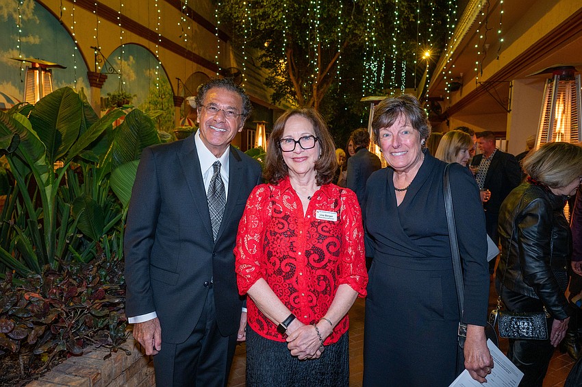 Rodger DeRose, Perlman Executive Director Lisa Berger and Ellen DeRose