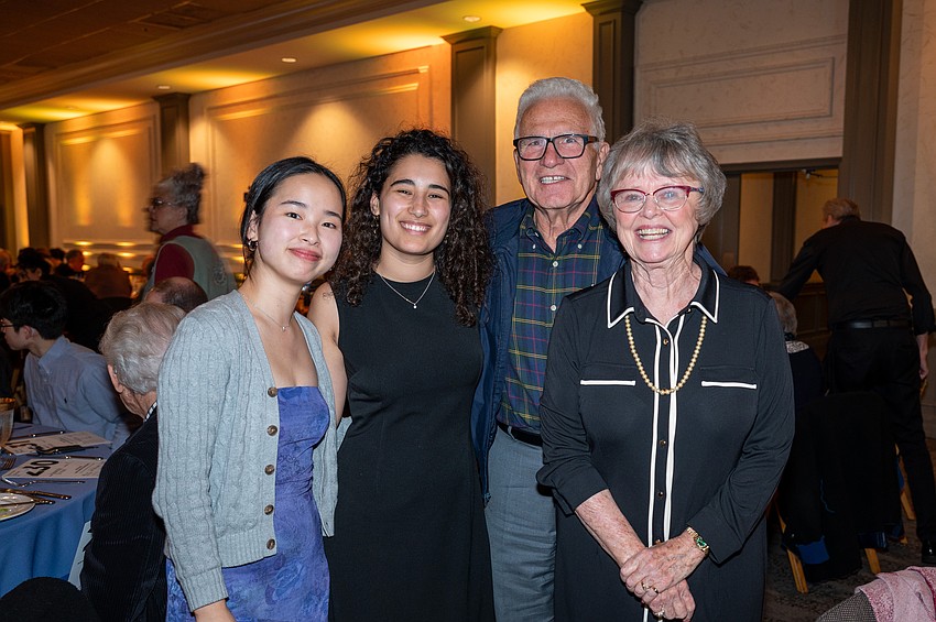 Alma Halfon, Linke Zhou, Victor and Joyce Rendano