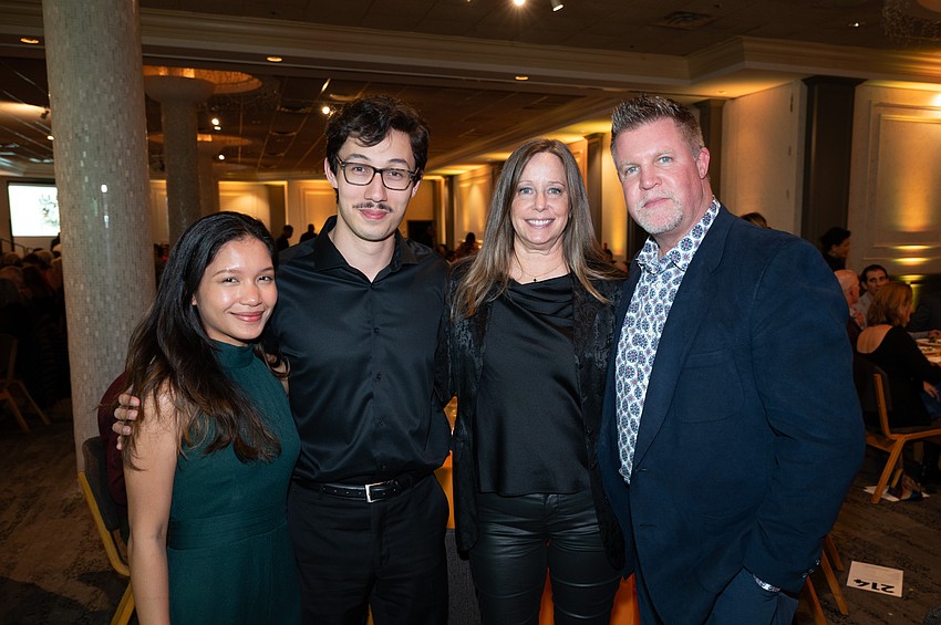 Kaycee Galando, Camden Archambeau,  Amanda and Michael Kulaw