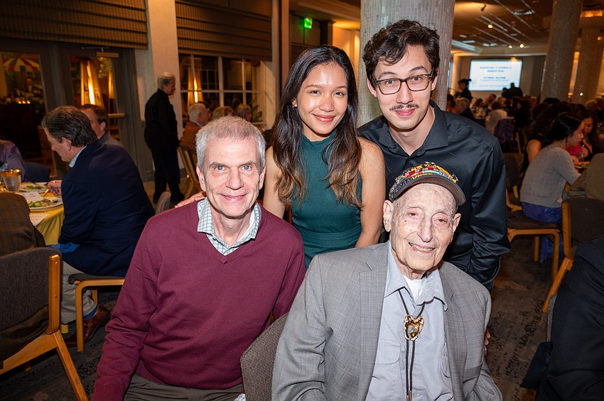 Wally Wieklinski, Bernie Friedland,  Kaycee Galado and Camden Archambeau