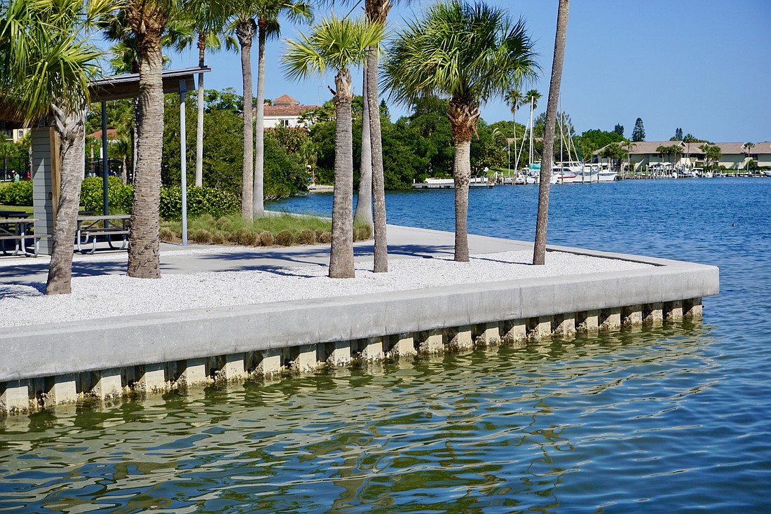 The upcoming project with the Sarasota Bay Estuary Program will focus on 300 feet of seawall at Longboat Key's Bayfront Park.