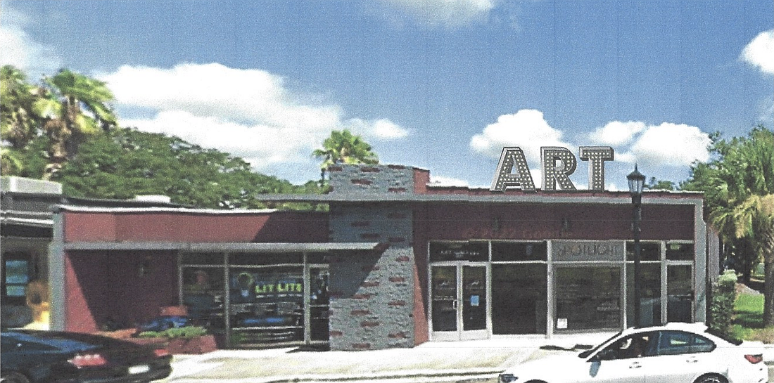 A rendering showing what the marquee sculpture will look like. Courtesy of the city of Ormond Beach