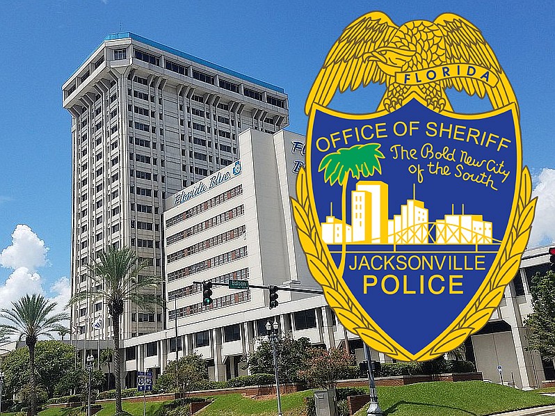 The Jacksonville Sheriff's Office wants to leave the Police Memorial Building at 501 E. Bay St. for the Florida Blue building at 532 Riverside Ave.