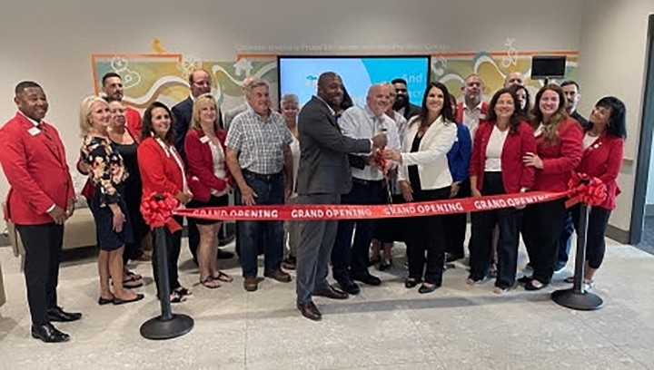 Staff celebrated the completion of a major project to upgrade and enhance a wing of Orlando Health – Health Central Park.