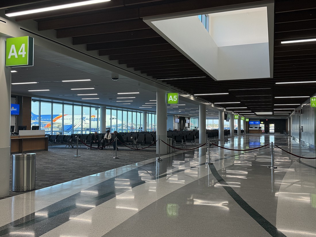 Concourse A opens on Jan. 15 at Sarasota-Bradenton International Airport. It has five gates, all leased by Allegiant Air.