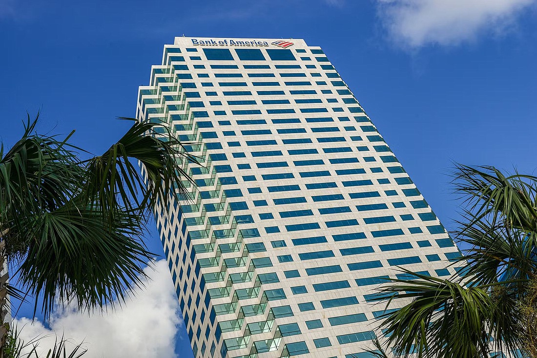 The Bank of America Plaza in Tampa.