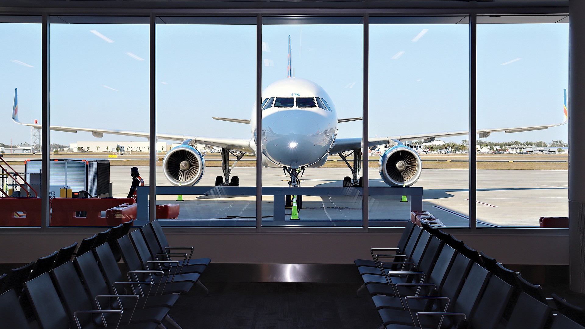 Passengers will have ground-level views of Allegiant jets in the new Concourse A at Sarasota-Bradenton International Airport.