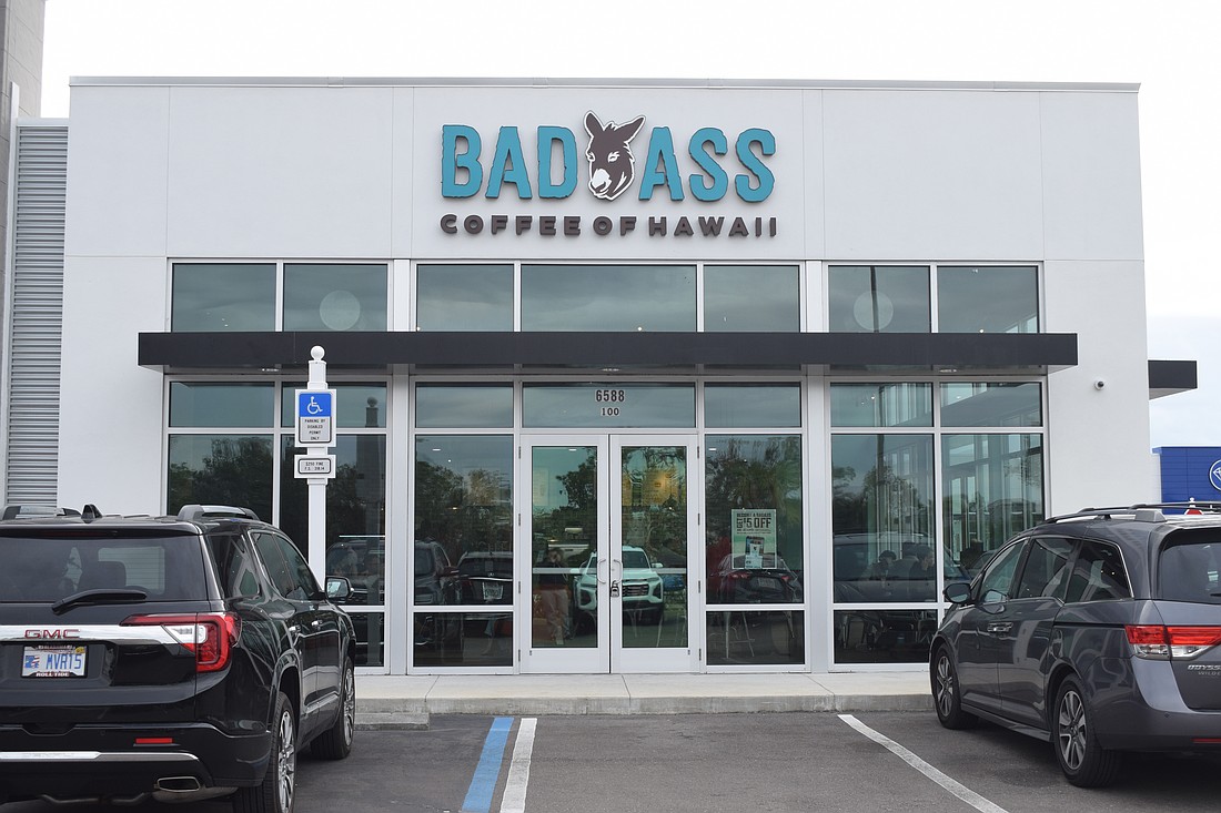 Bad Ass Coffee of Hawaii is at 658 University Parkway, Sarasota.