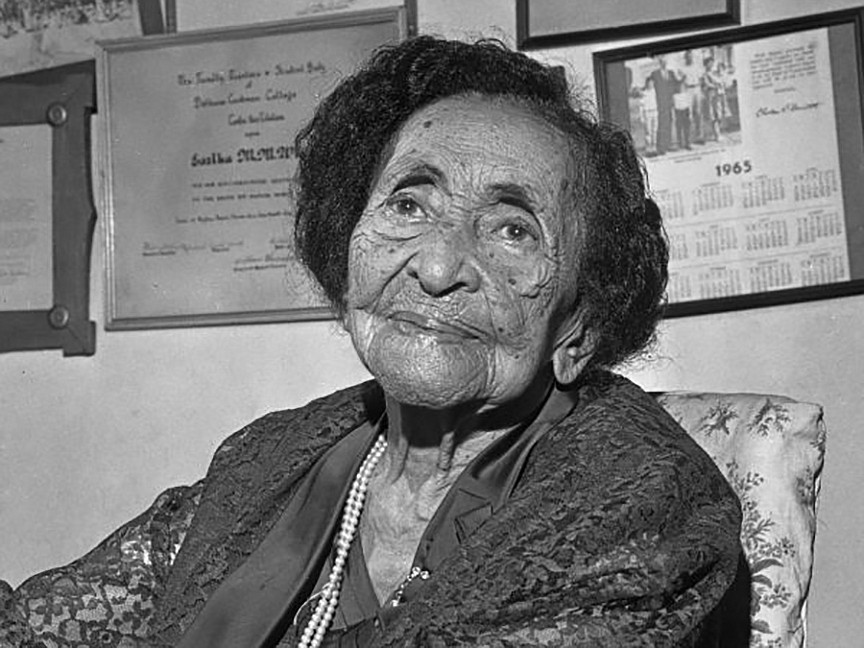 Philanthropist Eartha M.M. White worked to improve the condition of the poor in Jacksonville.