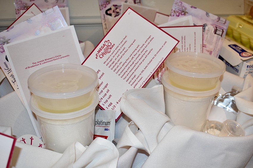 The ingredients are premeasured for each guest.