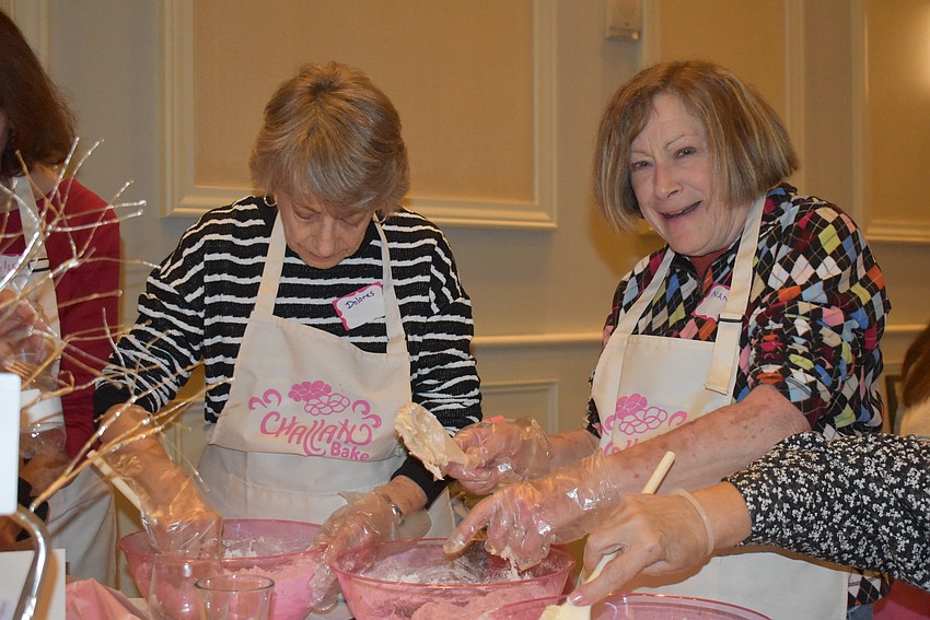Country Club East mother and daughter, Dolores Carl and Nancy Menard, like the ease of having the ingredients premeasured.