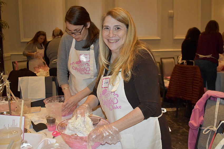 Linda Grieshaver is only in Lakewood Ranch for the Challah. She drove from Sun City Center just for the Mega Challah Bake at The Grove.