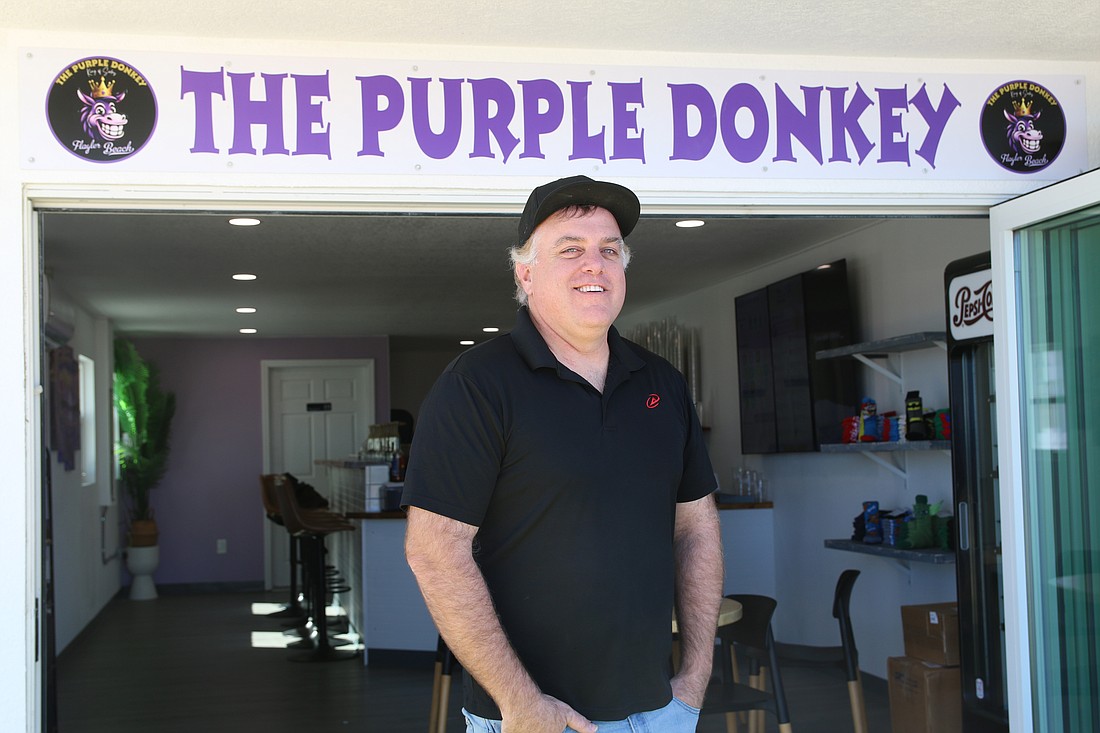 The Purple Donkey soda shop owner Daniel Cope. Photo by Jarleene Almenas