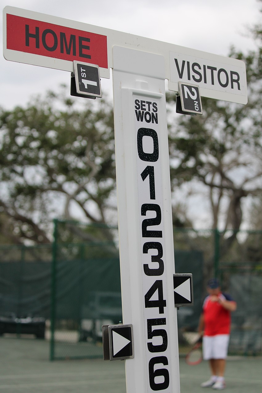 Several tennis matches near the end of the tournament were close races to six points.