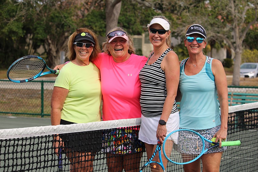 Laura McLean and Kristy Owens competed against Karen Beaumont and Ann Ruden in the women's division of the Observer Challenge.
