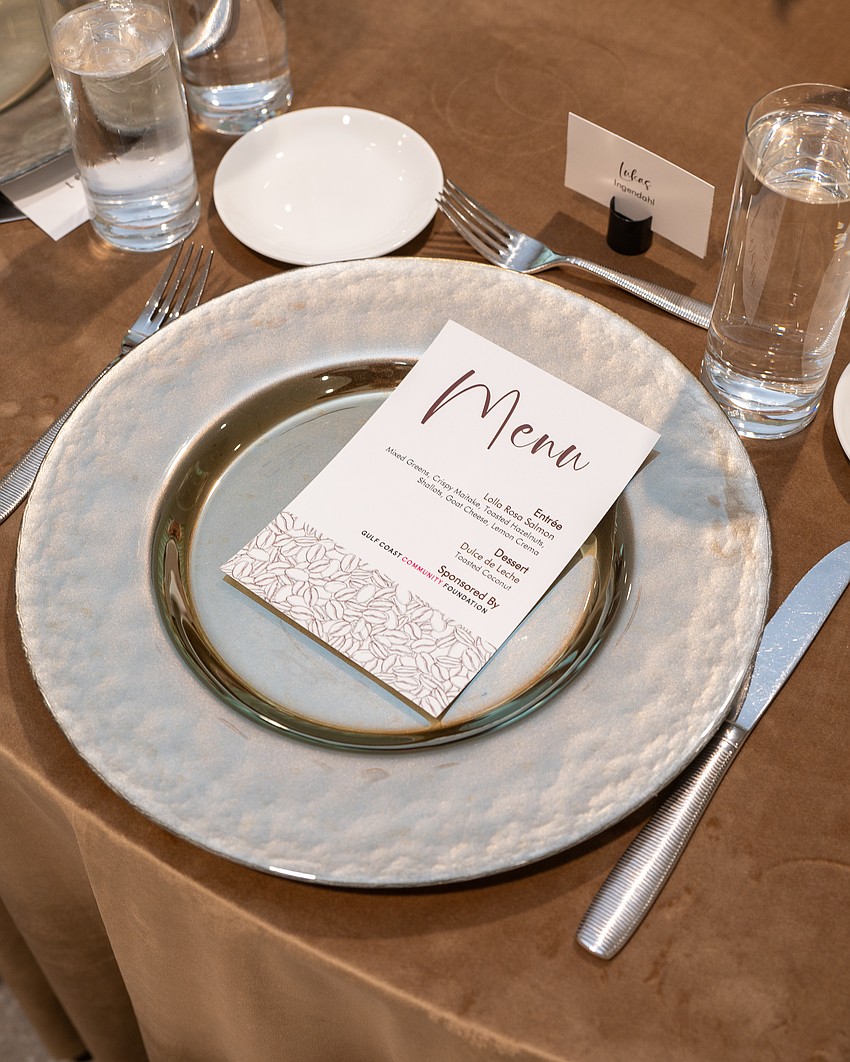 The Fresh Perspective Luncheon featured a farm-to-table menu.