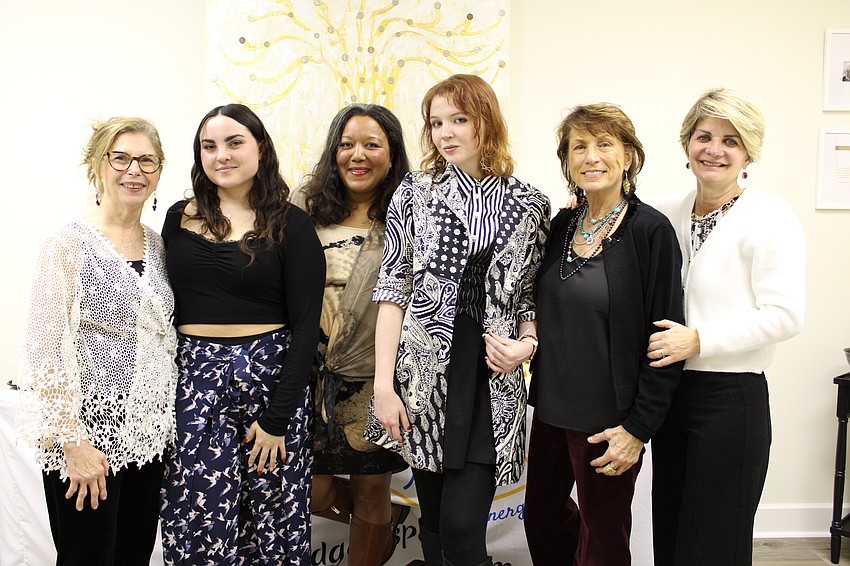 From left, Lydia Zorzi, Victoria Konsavage, Medge Jaspan, Jackie Williams, Michele D’Ambrosio
and Rosane Ferreira.