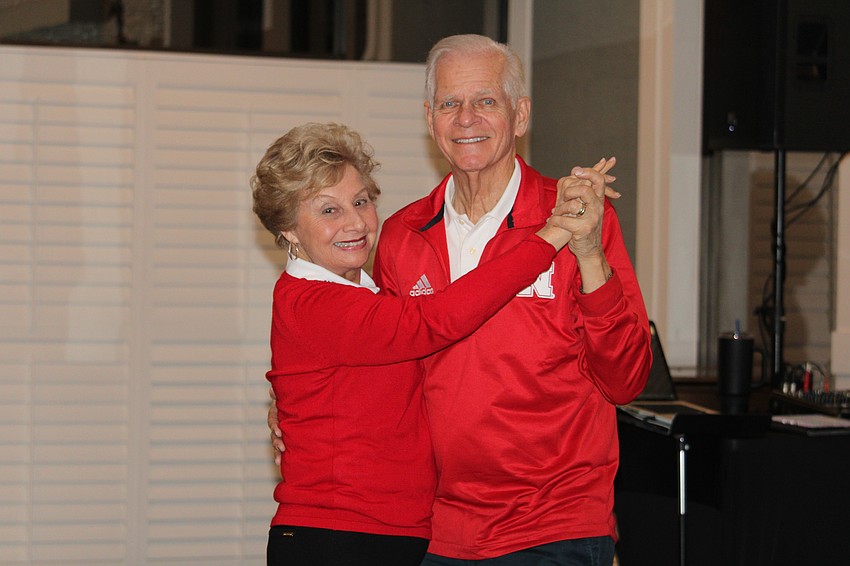 Joyce and Jerry Roslund share a dance.