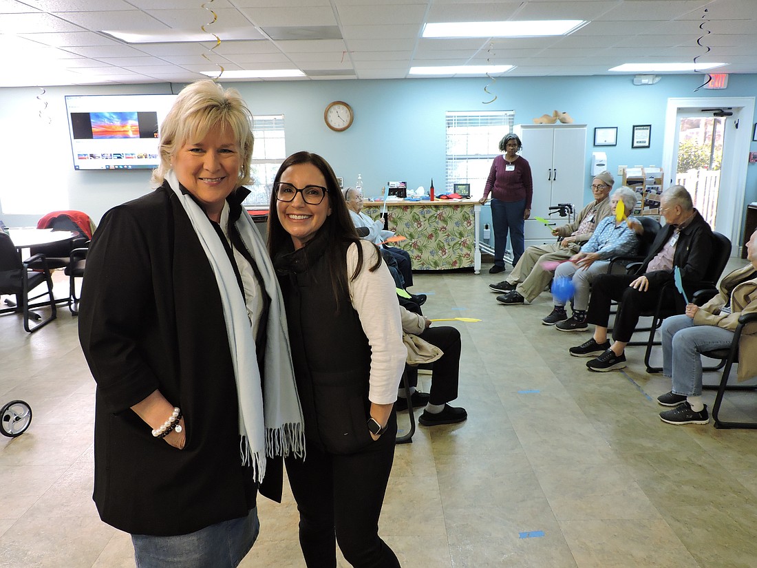 Meals on Wheels Plus-Manatee's Maribeth Phillips and Daybreak Adult Day Center's Stefanie Guido hope the community continues to support the programs in 2025.