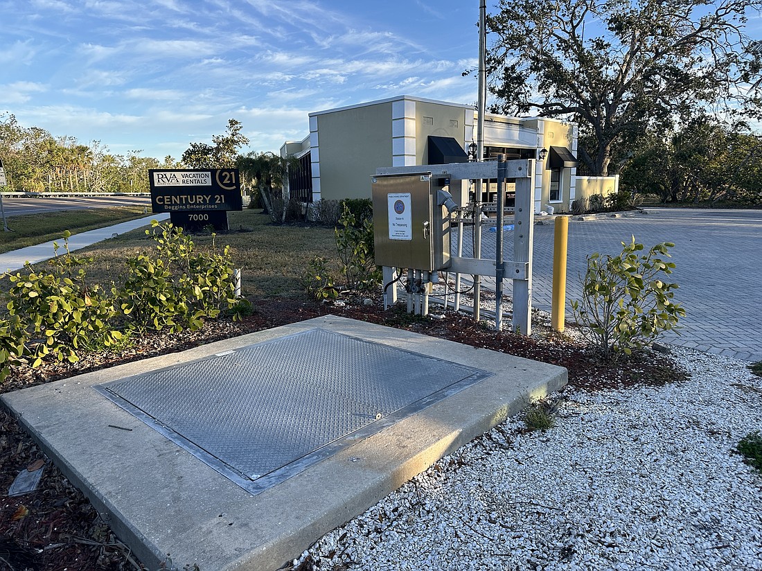 The town's wastewater system relies on lift stations and the control panels attached to each one.