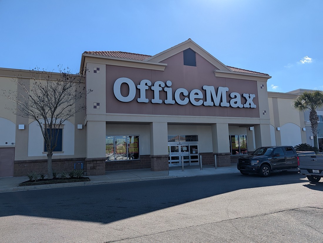 OfficeMax is closing at 13275 City Square Drive in River City Marketplace in North Jacksonville.