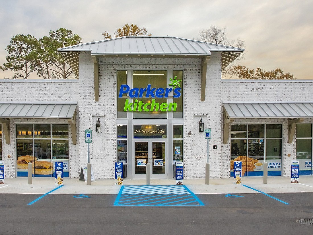 A gas station and convenience store is planned across the street from the Fountains at St. Johns at Moon Bay Parkway that matches Savannah, Georgia-based Parker’s Kitchen.