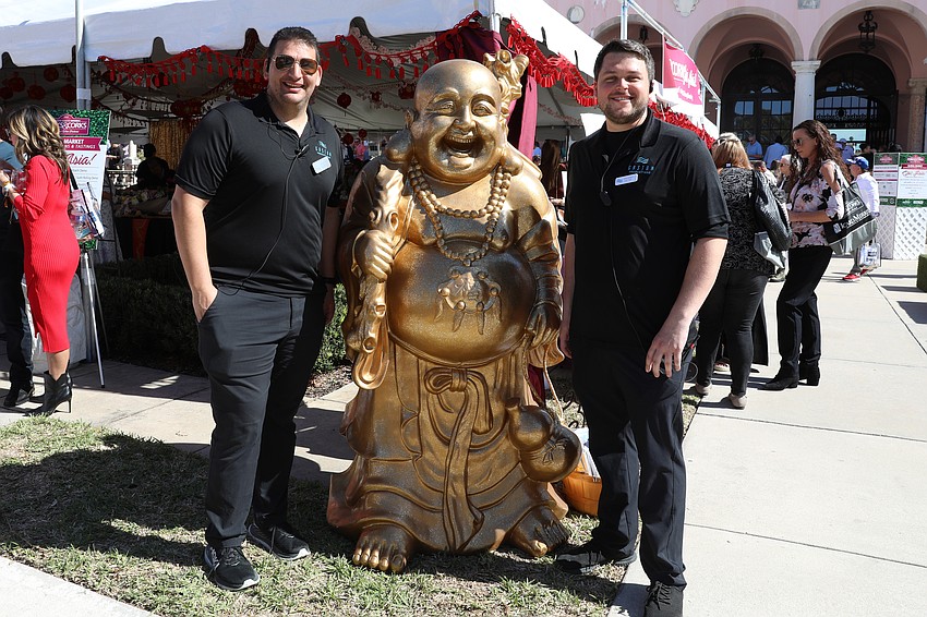 Event crew are Michael Farhaat and Oliver Schroer from Gaston Productions.