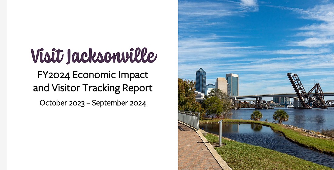 The Visit Jacksonville Oct. 2023 – Sept. 2024 Economic Impact and Visitor Tracking Report.