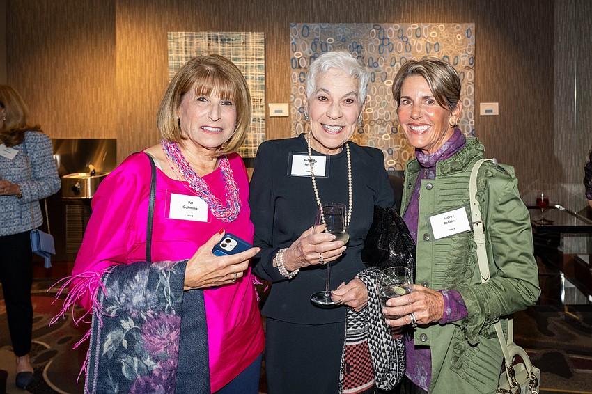 Pat Golemme, Barbara Bekow and Audrey Robbins