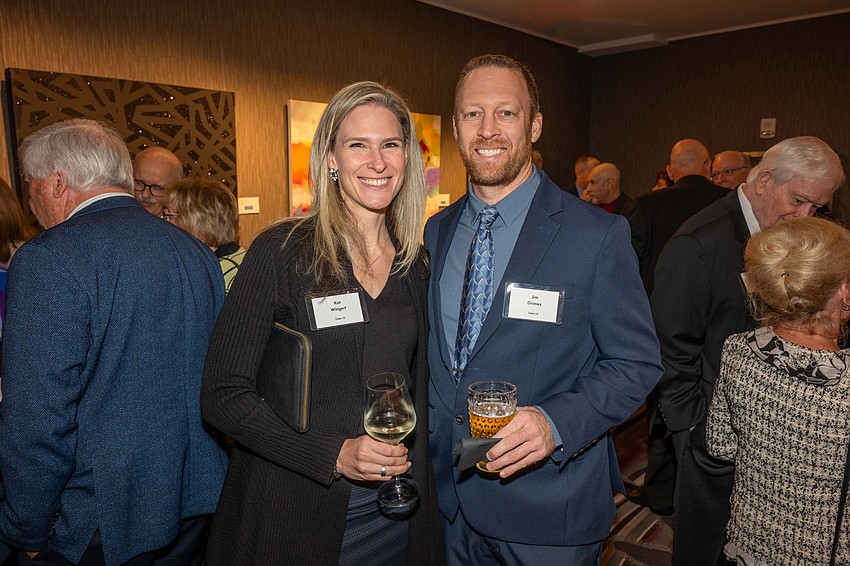 Kat Wingert and Jim Grimes