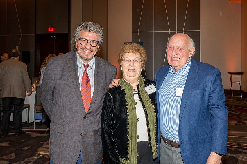 Featured guest, Music Director Designate Giancarlo Guerrero, with Geri and Ron Yano