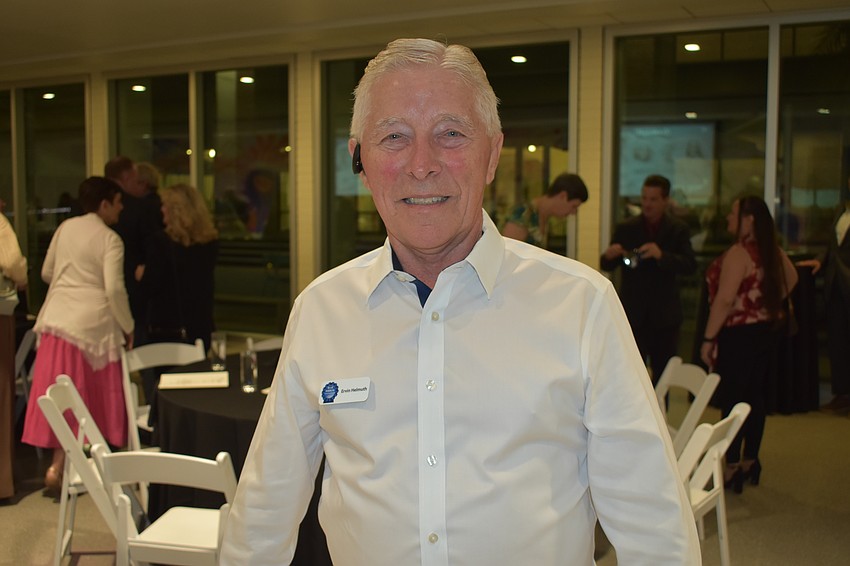 Ervin Helmuth, owner of Blue Ribbon Transportation, won a free membership through a business card drawing.