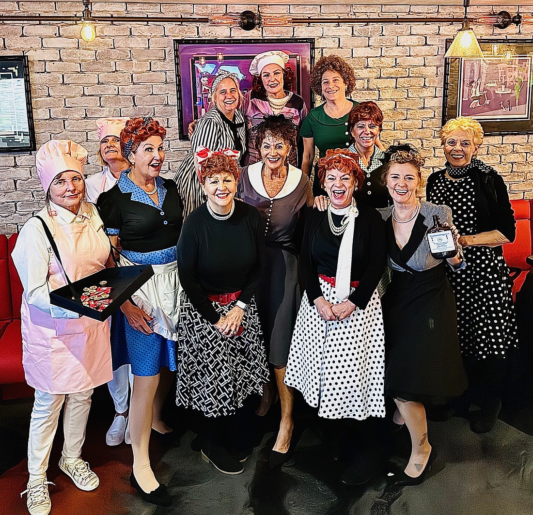 The Costume Crazies dress up as Lucy and Ethel. Courtesy photo