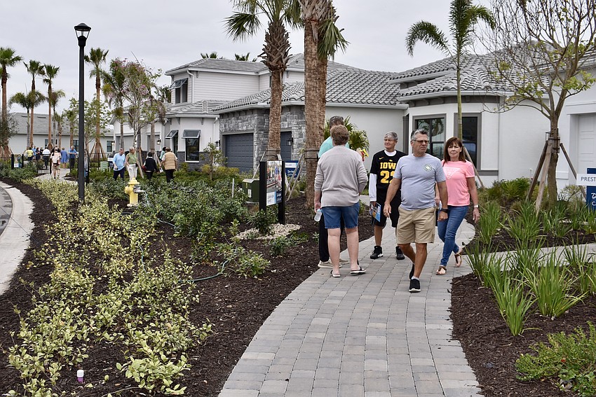 Del Webb Catalina hosts a grand opening Feb. 1. Guests were invited to tour seven model homes.