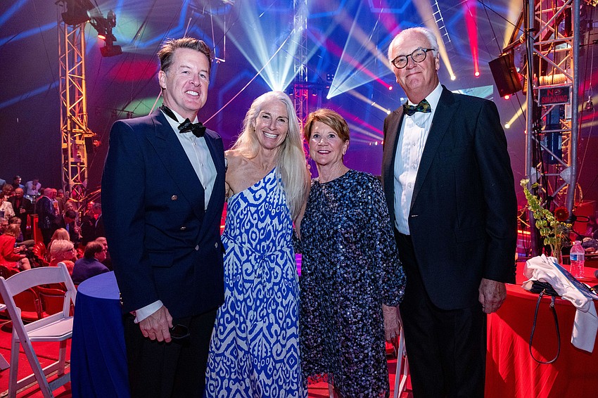 Kevin Gross, Susan Sainsbury and Pam and Duncan Goldie-Morrison