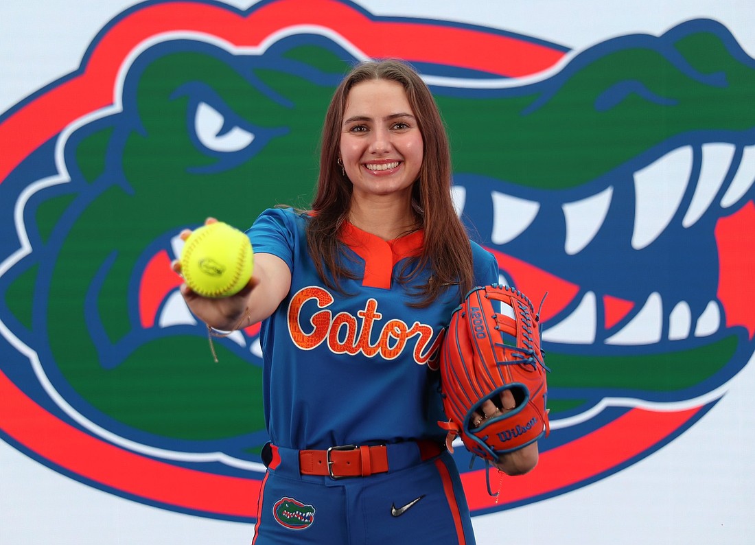 Matanzas softball pitcher Leah Stevens accepted an offer to play for the Florida Gators next year. Courtesy photo