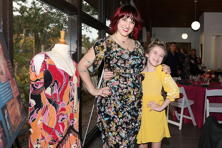 Amanda Heisey and Minna Montagna with Caren Brady's design for the 2023 production of 