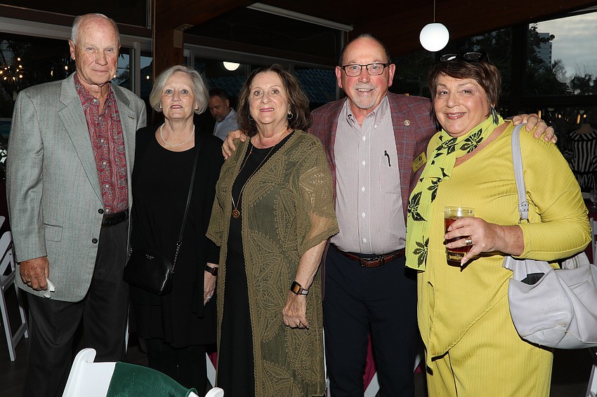 Lang and Marianne Wooddy, Sybil and Bill Porter and Elizabeth Rusling