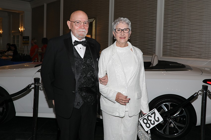Jerry and Joyce Clay have their sights set on winning this car in the raffle.