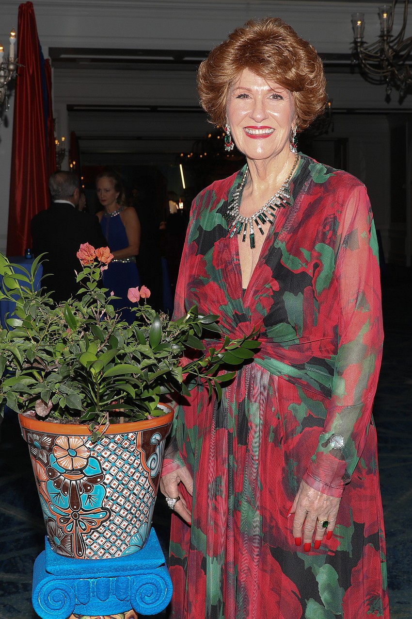 Jane Quigley is attired for the Sarasota Opera Gala.