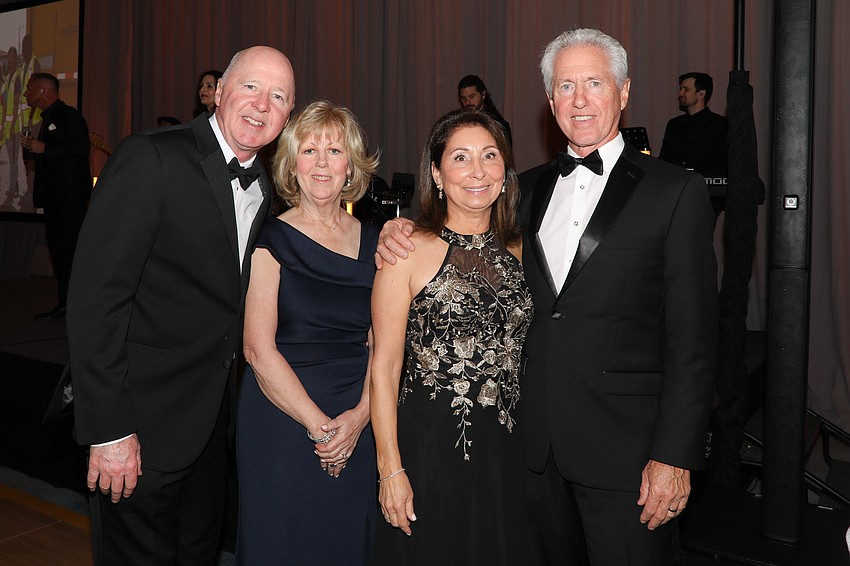 Tom and Ava Leonard with Pat and Fran McGettigan